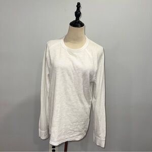 American Rag Cream Thermal Long Sleeves Sweatshirt - 60% Cotton & 40% Polyester